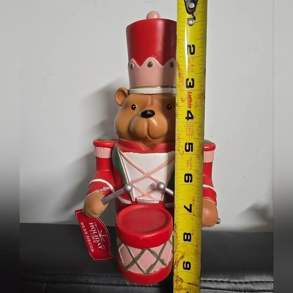 New Bear Nutcracker Christmas Tabletop Decoration, 10in, by Holiday Time